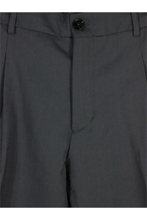 Dark Grey virgin wool blend Riccardo trousers BE ABLE | RICCARDOCCMLRPIOMBO